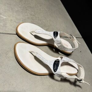 Michael kors white sandals